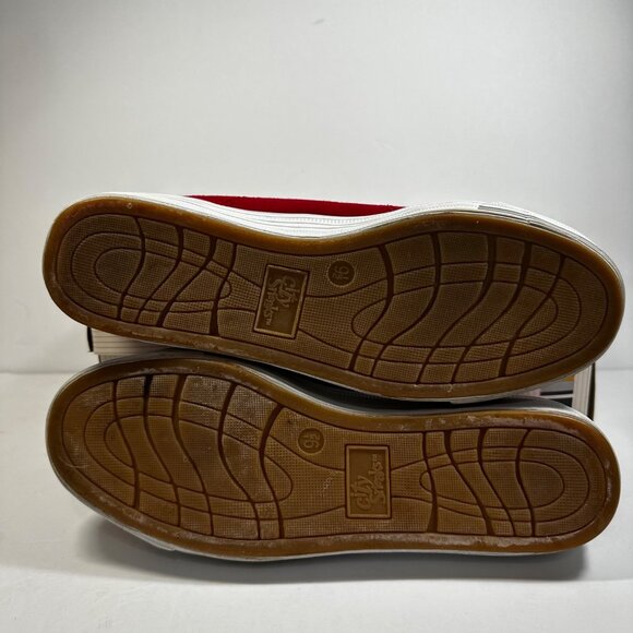 Retro Red Low-Top Canvas City Sneaks Rubber Sole Size 9.5 US Women’s - Picture 5 of 8